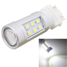 Load image into Gallery viewer, 2 PCS T25 4.2W 630LM White Light Dual Wires 21 LED 2835 SMD Car Brake Light Daytime Running Light Bulb,  DC 12V, T25 Dual Wires