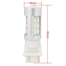Load image into Gallery viewer, 2 PCS T25 4.2W 630LM White Light Dual Wires 21 LED 2835 SMD Car Brake Light Daytime Running Light Bulb,  DC 12V, T25 Dual Wires