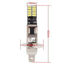 Load image into Gallery viewer, 2 PCS H1 4.8W 720LM 6500K White Light 24 LED SMD 4014 Error-Free Canbus Car Clearance Lights Lamp, DC 12V, H1+4.8W 720LM/6500K