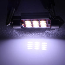 Load image into Gallery viewer, 2 PCS 39mm 3.5W 180LM White Light 12 LED SMD 4014 CANBUS License Plate Reading Lights Car Light Bulb, 3.5W 39mm