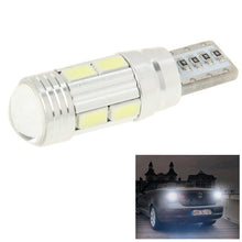 Load image into Gallery viewer, T10 4W White 200LM 10 LED SMD 5730 Backup Reverse Light Turn Signal Bulb for Vehicles, DC 12V, T10