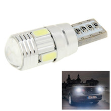 Load image into Gallery viewer, T10 2W White 130LM 6 LED SMD 5730 Backup Reverse Light Turn Signal Bulb for Vehicles, DC 12V, T10 2W