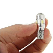 Load image into Gallery viewer, T10 2W White 130LM 6 LED SMD 5730 Backup Reverse Light Turn Signal Bulb for Vehicles, DC 12V, T10 2W