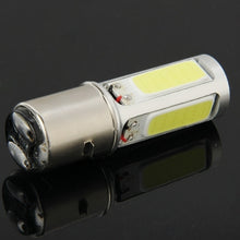 Load image into Gallery viewer, BA20D 6W White 250LM 5 LED COB Car Stop Brake Light Front Rear Turn Signal Lights for Motorcycle / Vehicles, DC 12V, 6W 250LM