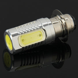 BA15D 10W White 300LM 4 LED COB Car Stop Brake Light Front Rear Turn Signal Lights for Motorcycle / Vehicles, DC 12V, 10W 300LM