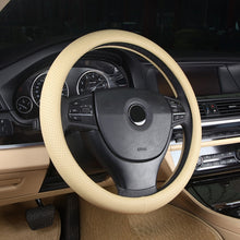 Load image into Gallery viewer, PU Leather Steering Wheel Cover With Needle and Thread, Size: 54x10.5cm, S-CMS-7771A, S-CMS-7771B