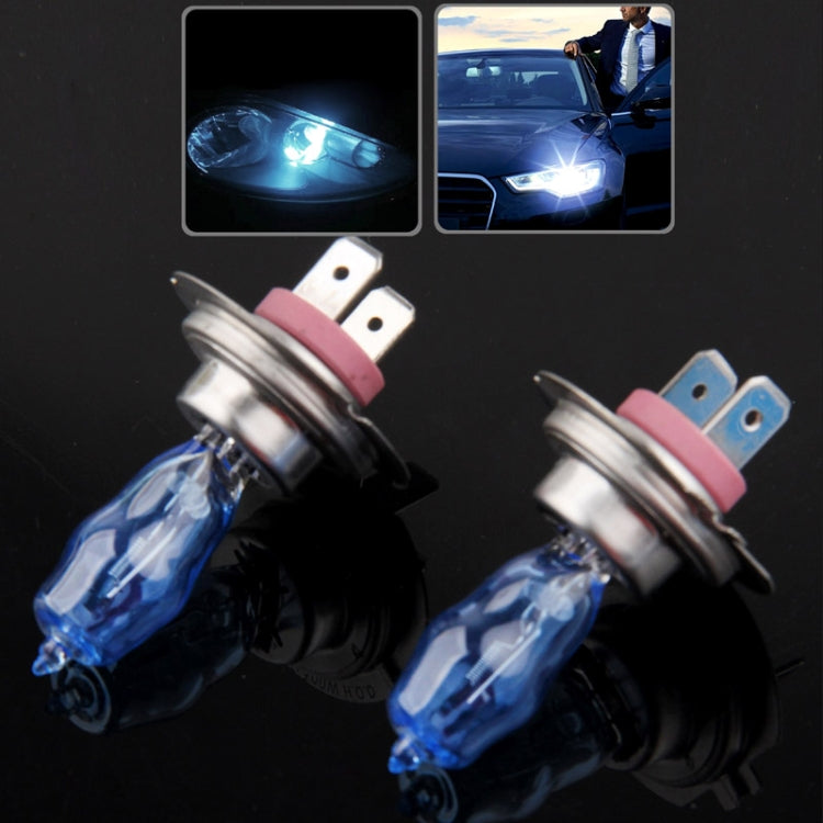 Halogen Bulb, Super White Car Headlight Bulb, 12 V / 100W, 6000K 2400 LM  (Pair), HOD 9006, HOD H1, HOD H3, HOD H7, HOD 9005, HOD H11, HOD H4