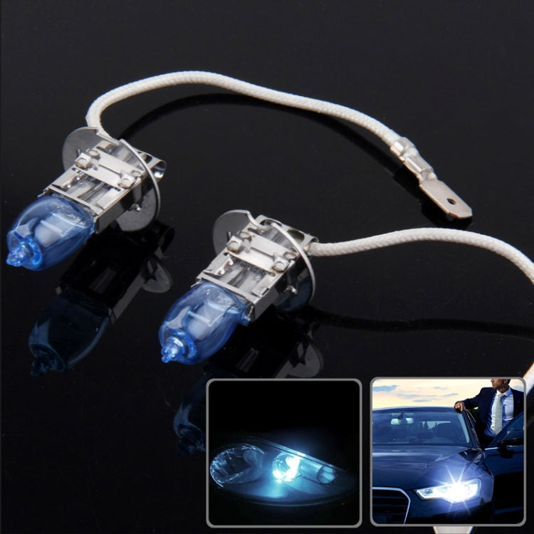 Halogen Bulb, Super White Car Headlight Bulb, 12 V / 100W, 6000K 2400 LM  (Pair), HOD 9006, HOD H1, HOD H3, HOD H7, HOD 9005, HOD H11, HOD H4