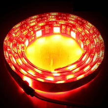 Load image into Gallery viewer, White 60 LED 5050 SMD Waterproof Flexible Car Strip Light, DC 12V, Length: 1m, S-CMS-8113R, S-CMS-8113W
