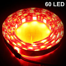 Load image into Gallery viewer, White 60 LED 5050 SMD Waterproof Flexible Car Strip Light, DC 12V, Length: 1m, S-CMS-8113R, S-CMS-8113W