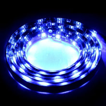 Load image into Gallery viewer, 5 PCS 1.7W 60 LED 3528 SMD Waterproof Flexible Car Strip Light, DC 12V, Length: 1m, White Light, Blue Light
