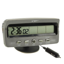 Load image into Gallery viewer, 3.6 inch LCD Car Digital Thermometer with Time / Date / Week / Alarm / Car Storage Battery Voltage Display, 3.6 inch Digital Thermometer