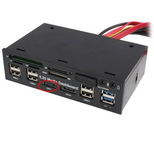 Load image into Gallery viewer, 5.25 inch Media PC Dashboard Card Reader 2 x USB 3.0 + 6 x USB 2.0 SATA, 2 x USB 3.0 + 6 x USB 2.0 SATA