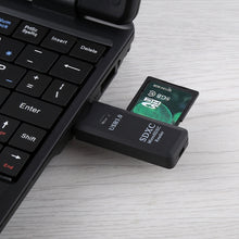 Load image into Gallery viewer, 2 in 1 USB 3.0 Card Reader, Super Speed 5Gbps, Support SD Card / TF Card
