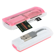 Load image into Gallery viewer, USB 2.0 Multi Card Reader, Support SD/MMC, MS, TF, M2 Card
