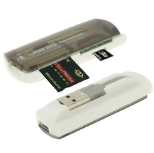 Load image into Gallery viewer, USB 2.0 Multi Card Reader, Support SD/MMC, MS, TF, M2 Card