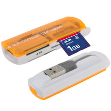 Load image into Gallery viewer, USB 2.0 Multi Card Reader, Support SD/MMC, MS, TF, M2 Card