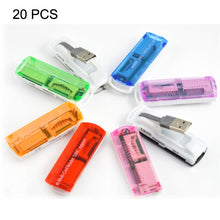 Load image into Gallery viewer, USB 2.0 Multi Card Reader, Support SD/MMC, MS, TF, M2 Card