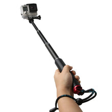 Load image into Gallery viewer, Handheld 49cm Extendable Pole Monopod with Screw for GoPro, Insta360, DJI and Other Action Cameras, Max Length: 49cm(Silver), Max Length: 49cm(Red), Max Length: 49cm(Blue), Max Length: 49cm(Gold), Max Length: 49cm(Green), Max Length: 49cm(Orange)