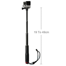 Load image into Gallery viewer, Handheld 49cm Extendable Pole Monopod with Screw for GoPro, Insta360, DJI and Other Action Cameras, Max Length: 49cm(Silver), Max Length: 49cm(Red), Max Length: 49cm(Blue), Max Length: 49cm(Gold), Max Length: 49cm(Green), Max Length: 49cm(Orange)