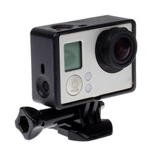 Load image into Gallery viewer, Standard Protective Frame Mount Housing with Assorted Mounting Hardware for GoPro Hero4 / 3+ / 3, with Assorted Mounting