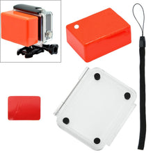 Load image into Gallery viewer, Floaty Sponge Waterproof Case Backdoor Cover with Adhesive Sticker + Lanyard for SJ4000 / SJ5000 / SJ6000