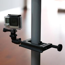 Load image into Gallery viewer, Desktop Fixed Clamp Holder Mount with Tripod Adapter for GoPro, Insta360, DJI and Other Action Cameras, Clamp Size: 1 - 6 cm, Table Clamp