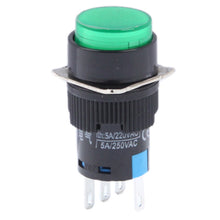 Load image into Gallery viewer, Car DIY Round Button Push Switch / Indicator, Red Indicator, Green Indicator