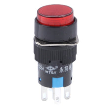 Load image into Gallery viewer, Car DIY Round Button Push Switch / Indicator, Red Indicator, Green Indicator