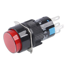 Load image into Gallery viewer, Car DIY Round Button Push Switch / Indicator, Red Indicator, Green Indicator