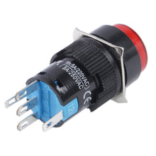 Load image into Gallery viewer, Car DIY Round Button Push Switch / Indicator, Red Indicator, Green Indicator