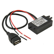 Load image into Gallery viewer, 12V To 5V USB Car Power Charger Adapter Step Down Module DC-DC Converter for GPS / Vehicle Recorder, Car Power Charger Adapter