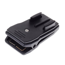 Load image into Gallery viewer, 360 Degree Rotation J Shape Backpack Hat Clip Fast Clamp Mount for Xiaomi Yi Sport Camera(XM17), J Shape Backpack