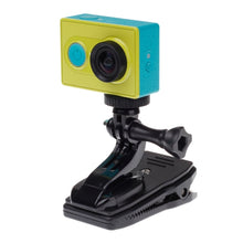 Load image into Gallery viewer, 360 Degree Rotation J Shape Backpack Hat Clip Fast Clamp Mount for Xiaomi Yi Sport Camera(XM17), J Shape Backpack