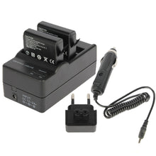 Load image into Gallery viewer, AHDBT-401 Digital Camera Double Battery Charger + Car Charger + Adapter for GoPro HERO4, GP280-B