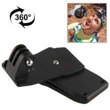 Load image into Gallery viewer, 360 Degree Rotation Backpack Rec-Mounts Clip Clamp Mount for GoPro, Insta360, DJI and Other Action Cameras, Rec-Mounts Clip (Black), Rec-Mounts Clip