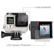 Load image into Gallery viewer, Ultra Clear LCD Screen Protector + Housing Glass Lens Protector Film for GoPro HERO4 Silver Camera, HERO4 Silver