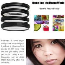 Load image into Gallery viewer, 6 in 1 58mm Close-Up Lens Filter Macro Lens Filter + Filter Adapter Ring for GoPro HERO3, 6 in 1 58mm