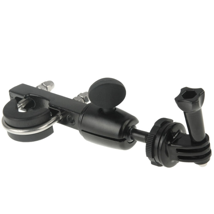 Handlebar Seatpost Big Pole Mount Bike Moto Bicycle Clamp with Tripod Mount Adapter & Screw for GoPro, Insta360, DJI and Other Action Cameras, Moto Bicycle Clamp