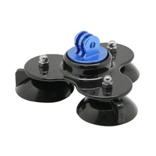 Load image into Gallery viewer, Triangle Direction Suction Cup Mount with Tripod Mount + Handle Screw for GoPro, Insta360, DJI and Other Action Cameras
