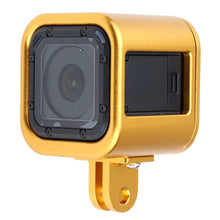 Load image into Gallery viewer, Housing Shell CNC Aluminum Alloy Protective Cage with Insurance Back Cover for GoPro HERO5 Session /HERO4 Session /HERO Session, HERO5 Session (Black), HERO5 Session (Silver), HERO5 Session (Red), HERO5 Session (Gold), HERO5 Session (Green)
