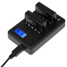 Load image into Gallery viewer, LCD Screen Dual Batteries Charger for GoPro HERO4 (AHDBT-401), Displays Charging Capacity (GP258-C), For GoPro HERO4