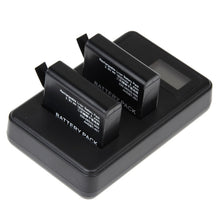 Load image into Gallery viewer, LCD Screen Dual Batteries Charger for GoPro HERO4 (AHDBT-401), Displays Charging Capacity (GP258-C), For GoPro HERO4