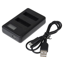 Load image into Gallery viewer, LCD Screen Dual Batteries Charger for GoPro HERO4 (AHDBT-401), Displays Charging Capacity (GP258-C), For GoPro HERO4