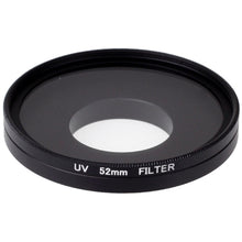 Load image into Gallery viewer, 52mm UV Filter Lens Filter with Cap for Xiaomi Xiaoyi 4K+ / 4K, Xiaoyi Lite, Xiaoyi  Sport Camera, 52mm UV Filter