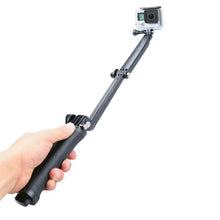 Load image into Gallery viewer, 3-Way Multi Function Extendable Monopod Tripod Folding Rotating Arm Camera Handle for GoPro, Insta360, DJI and Other Action Cameras, 3-Way Monopod