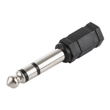 Load image into Gallery viewer, 6.35mm Male to 3.5mm Stereo Jack Adaptor Socket Adapter, 6.35mm Male to 3.5mm Female