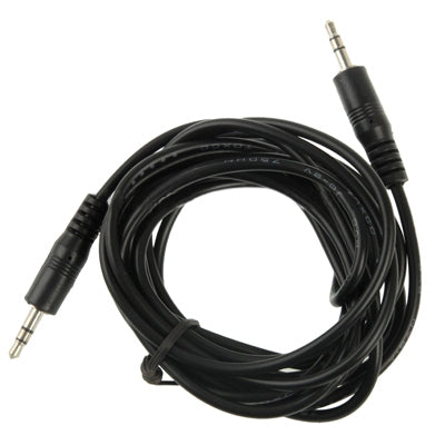 3.5mm Male Mini Plug Stereo Audio Cable, Length: 3m, Length: 3m (Black)