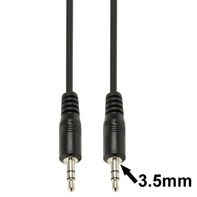 Aux cable , 3.5mm Male Mini Plug Stereo Audio Cable, Length: 5m, Length: 5m (Black)