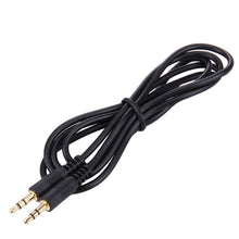 Load image into Gallery viewer, 1m 3.5mm Male to 3.5mm Male Plug Stereo Audio Aux Cable  (Black + Gold Plated Connector), Length: 1m Black, (Gold Plated)